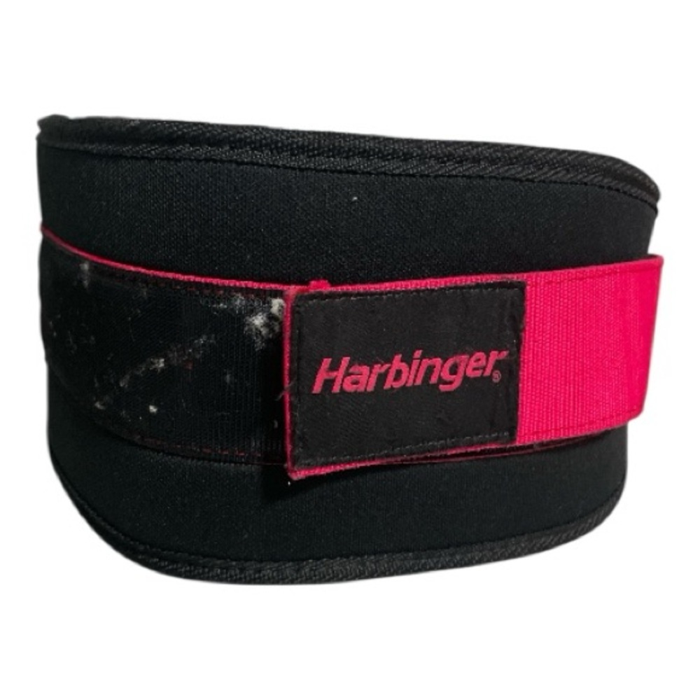 Harbinger Black and Pink Lifting Belt • Size Small